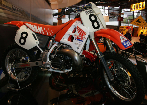 La moto sur laquelle Jean-Michel a remporté ces 3 titres en 1991...